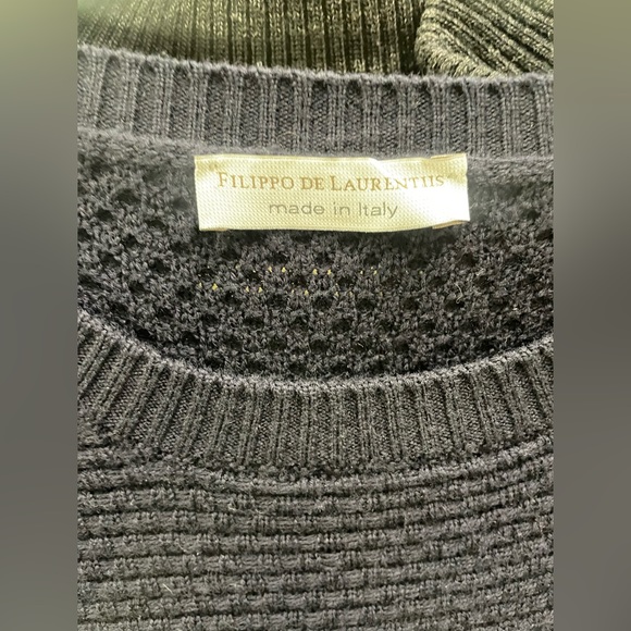 💙Vintage EUC Filippo De Paurentiis Extrafine Merino Wool made in Italy - Picture 2 of 6